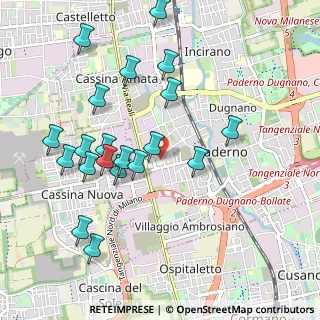 Mappa Via Amedeo Avogadro, 20037 Paderno Dugnano MI, Italia (1.0325)