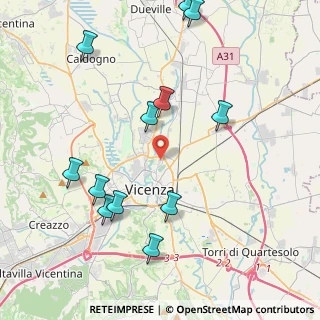 Mappa Via Baden Powell, 36100 Vicenza VI, Italia (4.67833)