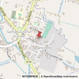 Mappa Via Calle, 6, 35010 Santa Giustina in Colle, Padova (Veneto)