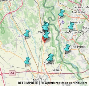 Mappa 28043 Bellinzago novarese NO, Italia (6.06)