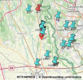 Mappa 28043 Bellinzago novarese NO, Italia (8.101)