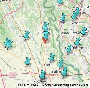 Mappa 28043 Bellinzago novarese NO, Italia (10.003)