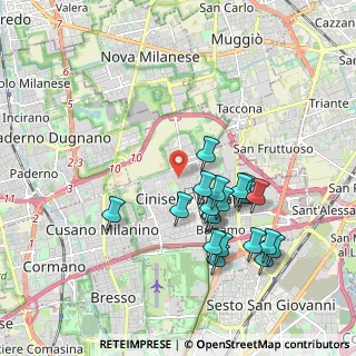 Mappa Via Teofilo Patini, 20092 Cinisello Balsamo MI, Italia (1.8555)