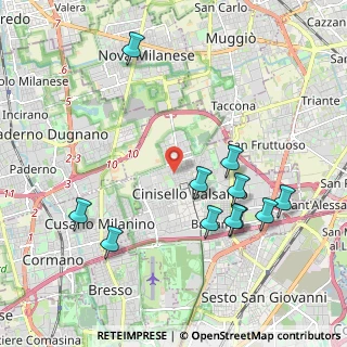 Mappa Via Teofilo Patini, 20092 Cinisello Balsamo MI, Italia (2.16)