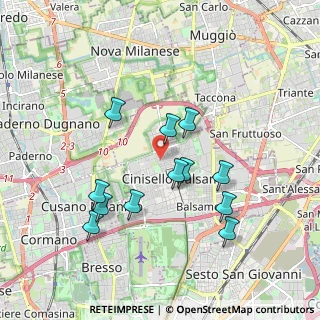Mappa Via Teofilo Patini, 20092 Cinisello Balsamo MI, Italia (1.755)