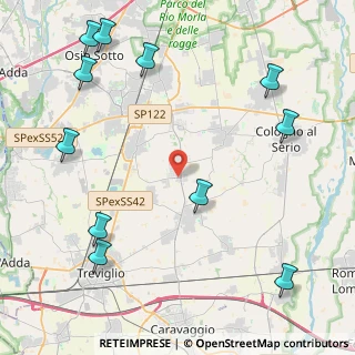 Mappa Via Alcide de Gasperi, 24050 Lurano BG, Italia (5.77364)