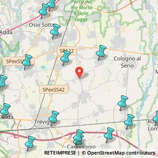 Mappa Via Alcide de Gasperi, 24050 Arcene BG, Italia (7.11471)