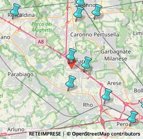 Mappa Via Circonvallazione Ovest, 20045 Lainate MI, Italia (5.64273)