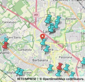 Mappa Via Circonvallazione Ovest, 20045 Lainate MI, Italia (2.6705)