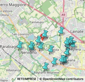 Mappa Via della Novella, 20014 Nerviano MI, Italia (2.0595)