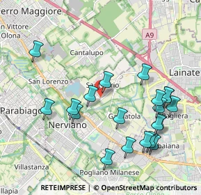Mappa Via della Novella, 20014 Nerviano MI, Italia (2.156)