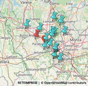 Mappa Via della Novella, 20014 Nerviano MI, Italia (10.03706)