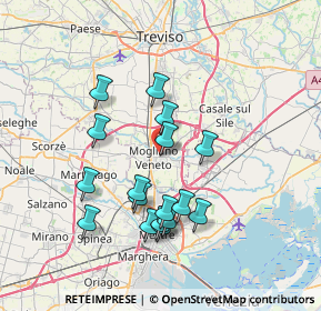 Mappa Via A. Manzoni, 31021 Mogliano Veneto TV, Italia (6.62588)