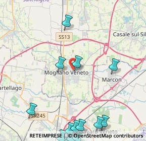 Mappa Via Cesare Abba, 31021 Mogliano Veneto TV, Italia (6.48059)