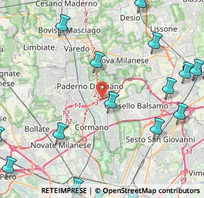 Mappa A52, 20037 Paderno Dugnano MI, Italia (6.29882)