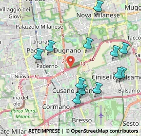 Mappa A52, 20037 Paderno Dugnano MI, Italia (2.15333)