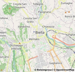 Mappa Piazza Alessandro Lamarmora, 13900 Biella BI, Italia (1.0975)