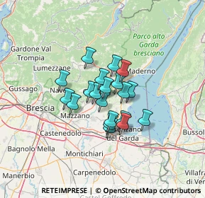 Mappa Via Paolo VI, 25080 Muscoline BS, Italia (8.3335)
