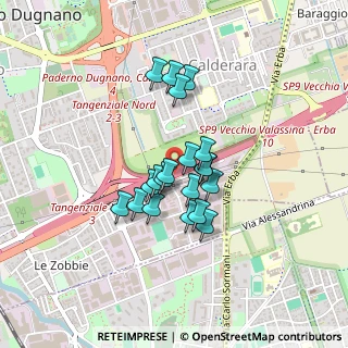 Mappa A52 Tangenziale Nord Milano, 20037 Paderno Dugnano MI, Italia (0.306)