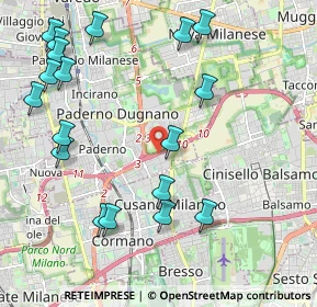 Mappa A52 Tangenziale Nord Milano, 20037 Paderno Dugnano MI, Italia (2.52)