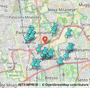 Mappa A52 Tangenziale Nord Milano, 20037 Paderno Dugnano MI, Italia (1.629)