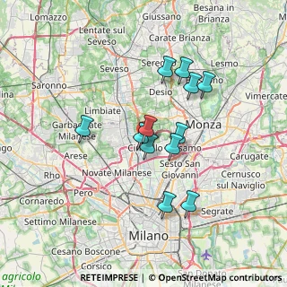 Mappa A52 Tangenziale Nord Milano, 20037 Paderno Dugnano MI, Italia (5.79833)