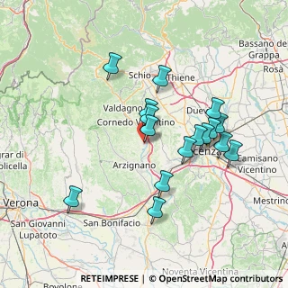 Mappa Via Rossini, 36070 Trissino VI, Italia (13.51375)