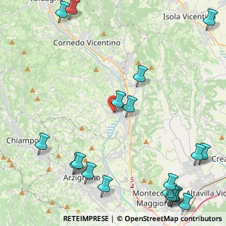 Mappa Via Rossini, 36070 Trissino VI, Italia (6.51158)