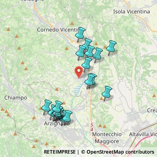 Mappa Via Rossini, 36070 Trissino VI, Italia (3.926)
