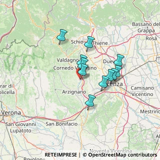 Mappa Via Mascagni, 36070 Trissino VI, Italia (10.54364)
