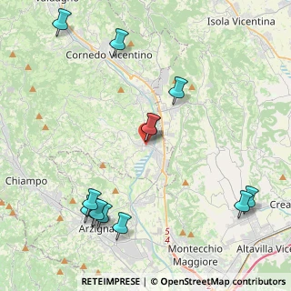 Mappa Via Mascagni, 36070 Trissino VI, Italia (5.03615)