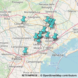 Mappa Via Boschi, 30037 Martellago VE, Italia (10.24)