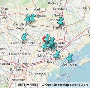 Mappa 30037 Martellago VE, Italia (10.76308)