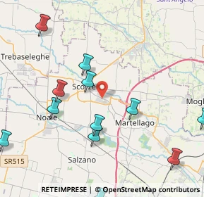 Mappa Via Boschi, 30037 Martellago VE, Italia (5.35077)