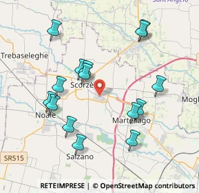 Mappa Via Boschi, 30037 Martellago VE, Italia (3.89867)