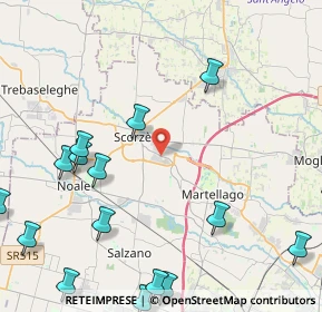 Mappa Via Boschi, 30037 Martellago VE, Italia (6.512)