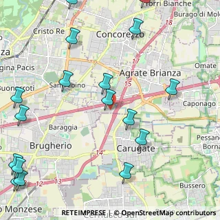 Mappa Via Temistocle, 20864 Agrate Brianza MB, Italia (3.01824)