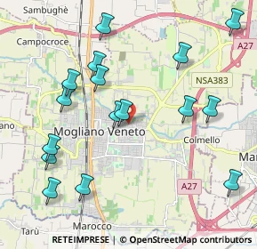 Mappa Via Pietro Maroncelli, 31021 Mogliano Veneto TV, Italia (2.27313)