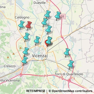 Mappa Via San Leonardo Murialdo, 36100 Vicenza VI, Italia (3.75571)
