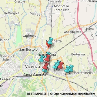 Mappa Via San Leonardo Murialdo, 36100 Vicenza VI, Italia (1.90273)