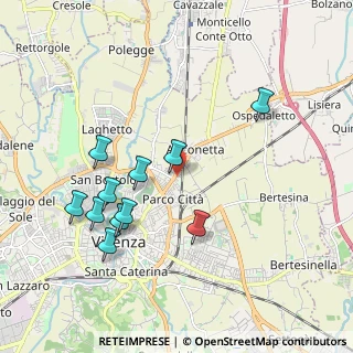 Mappa Via San Leonardo Murialdo, 36100 Vicenza VI, Italia (1.94818)