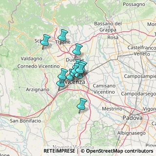 Mappa Via San Leonardo Murialdo, 36100 Vicenza VI, Italia (7.21692)