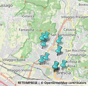 Mappa Via Andrea Zambelli, 25127 Brescia BS, Italia (1.72846)