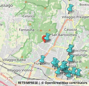 Mappa Via Andrea Zambelli, 25127 Brescia BS, Italia (2.86529)