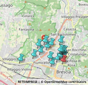 Mappa Via Andrea Zambelli, 25127 Brescia BS, Italia (1.68211)