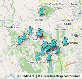 Mappa Via Martiri della Libertà, 13898 Occhieppo Superiore BI, Italia (1.5045)