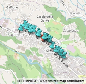 Mappa Via Martiri della Libertà, 13898 Occhieppo Superiore BI, Italia (0.303)