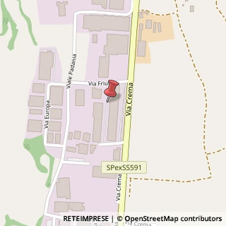 Mappa Via Friuli, 43, 24055 Cologno al Serio, Bergamo (Lombardia)