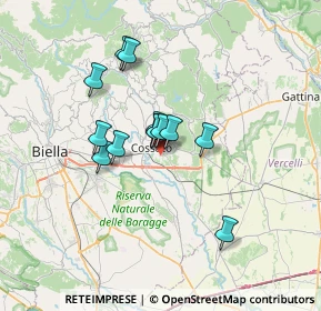 Mappa Via Paruzza, 13836 Cossato BI, Italia (4.87846)