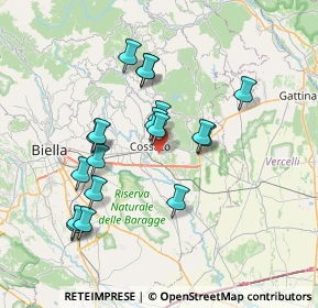 Mappa Via Paruzza, 13836 Cossato BI, Italia (6.75389)